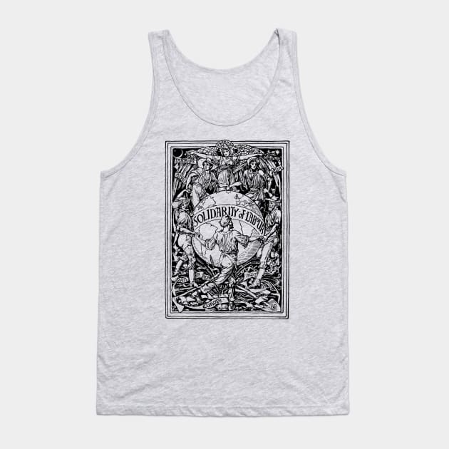 Solidarity of Labour - Walter Crane, Socialist, Propaganda, Leftist, Communist Tank Top by SpaceDogLaika